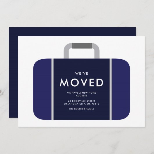 Verplaatsende aankondiging (Voorkant / Achterkant)