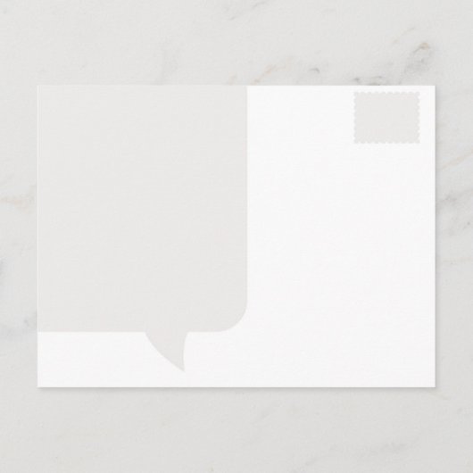 Verplaatsende aankondiging Briefkaart (Achterkant)