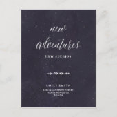 Verplaatsende aankondiging Briefkaart (Voorkant)