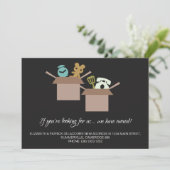 Verplaatsende aankondiging - Cardboard Boxes Graph (Staand voorkant)