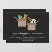 Verplaatsende aankondiging - Cardboard Boxes Graph (Voorkant / Achterkant)