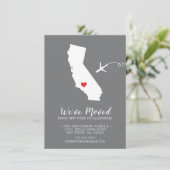 Verplaatsende aankondiging | Deelstaat Californië (Staand voorkant)