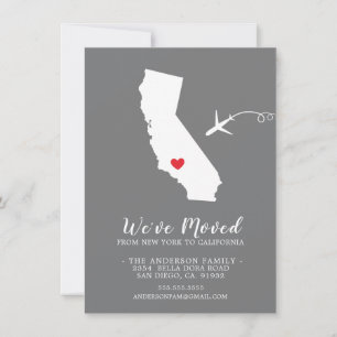 Verplaatsende aankondiging Deelstaat Californië