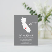 Verplaatsende aankondiging | Deelstaat Californië (Staand voorkant)