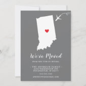 Verplaatsende aankondiging | Deelstaat INDIANA (Voorkant)