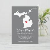 Verplaatsende aankondiging | Deelstaat MICHIGAN (Staand voorkant)