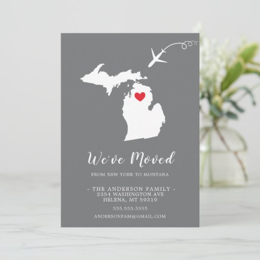 Verplaatsende aankondiging | Deelstaat MONTANA (Staand voorkant)