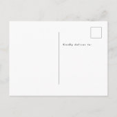 Verplaatsende aankondiging, deelstaat Oklahoma, Oo Uitnodiging Briefkaart (Achterkant)