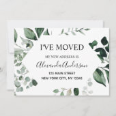 Verplaatsende aankondiging Eucalyptus Greenery (Voorkant)