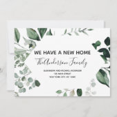 Verplaatsende aankondiging Eucalyptus Greenery (Voorkant)