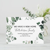 Verplaatsende aankondiging Eucalyptus Greenery (Staand voorkant)