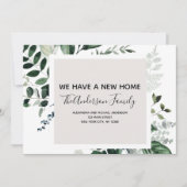 Verplaatsende aankondiging Eucalyptus Greenery (Voorkant)