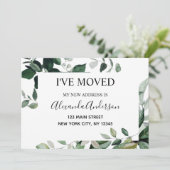 Verplaatsende aankondiging Eucalyptus Greenery (Staand voorkant)