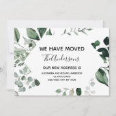 Verplaatsende aankondiging Eucalyptus Greenery (Voorkant)