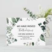 Verplaatsende aankondiging Eucalyptus Greenery (Staand voorkant)