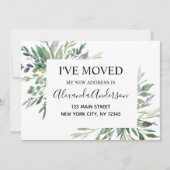 Verplaatsende aankondiging Eucalyptus Greenery (Voorkant)