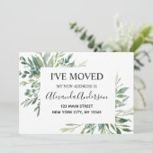 Verplaatsende aankondiging Eucalyptus Greenery (Staand voorkant)