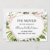 Verplaatsende aankondiging Eucalyptus Greenery (Voorkant)