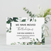 Verplaatsende aankondiging Eucalyptus Greenery Bri (Staand voorkant)