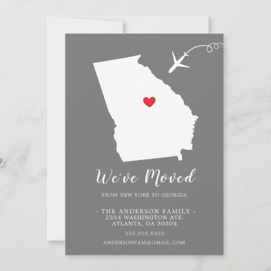 Verplaatsende aankondiging | GEORGIË (Voorkant)