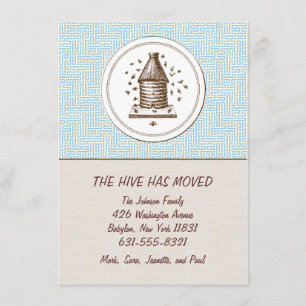 Verplaatsende aankondiging   Hive   Blauw