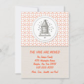 Verplaatsende aankondiging | Hive | Sinaasappel (Voorkant)