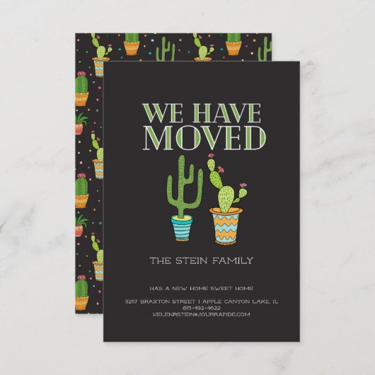 Verplaatsende aankondiging | Home Sweet Home (Voorkant / Achterkant)