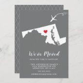 Verplaatsende aankondiging | MARYLAND (Voorkant / Achterkant)