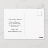 Verplaatsende aankondiging | Nieuw startpunt voor  Briefkaart (Achterkant)