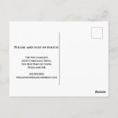 Verplaatsende aankondiging | Nieuw startpunt voor Briefkaart (Achterkant)