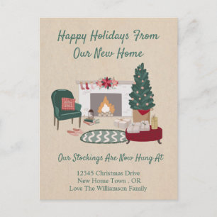 Verplaatsende aankondiging Nieuw startpunt voor Briefkaart