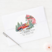 Verplaatsende aankondiging | Nieuw startpunt voor Ronde Sticker (Envelop)