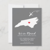 Verplaatsende aankondiging | NOORD CAROLINA (Voorkant)