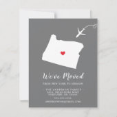 Verplaatsende aankondiging | OREGON VAN DE STAAT (Voorkant)