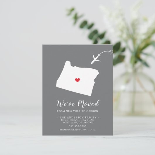 Verplaatsende aankondiging | OREGON VAN DE STAAT (Staand voorkant)
