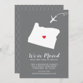 Verplaatsende aankondiging | OREGON VAN DE STAAT (Voorkant / Achterkant)