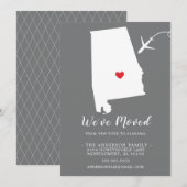 Verplaatsende aankondiging | Staat ALABAMA (Voorkant / Achterkant)