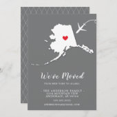 Verplaatsende aankondiging | Staat ALASKA (Voorkant / Achterkant)