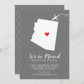 Verplaatsende aankondiging | Staat ARIZONA (Voorkant / Achterkant)