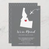 Verplaatsende aankondiging | Staat IDAHO (Voorkant / Achterkant)