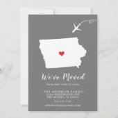 Verplaatsende aankondiging | Staat IOWA (Voorkant)