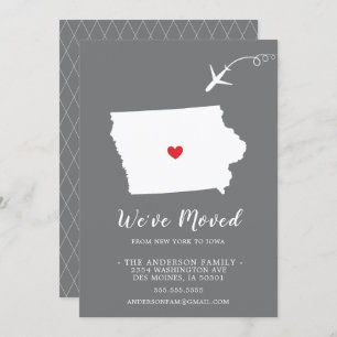 Verplaatsende aankondiging   Staat IOWA