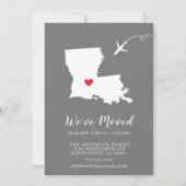 Verplaatsende aankondiging | Staat LOUISIANA (Voorkant)