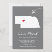 Verplaatsende aankondiging | Staat NEBRASKA (Voorkant)