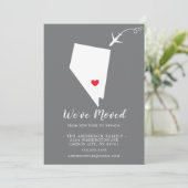 Verplaatsende aankondiging | Staat NEVADA (Staand voorkant)