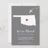 Verplaatsende aankondiging | Staat OKLAHOMA (Voorkant)