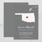 Verplaatsende aankondiging | Staat OKLAHOMA (Voorkant / Achterkant)