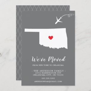 Verplaatsende aankondiging   Staat OKLAHOMA