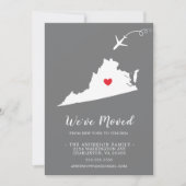 Verplaatsende aankondiging | Staat VIRGINIA (Voorkant)