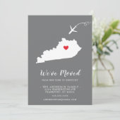 Verplaatsende aankondiging | StaatsKENTUCKY (Staand voorkant)